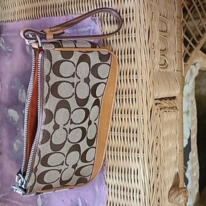 Coach hand purse